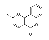 2-methyl-2H-pyrano[3,2-c]chromen-5-one Structure