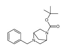 (1S,4S)-5-(苯甲基)-2,5-二氮杂双环[2.2.1]庚烷-2-甲酸叔丁酯结构式