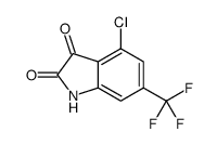 4-chloro-6-(trifluoromethyl)indoline-2,3-dione picture