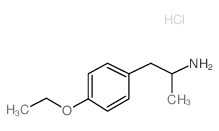 2-(4-乙氧基-苯基)-1-甲基-乙胺盐酸盐结构式