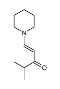 4-Methyl-1-(1-piperidinyl)-1-penten-3-one Structure