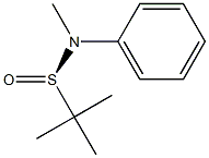(R)-N-甲基-N-苯基叔丁基亚磺酰胺结构式