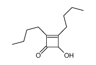 2,3-dibutyl-4-hydroxycyclobut-2-en-1-one Structure