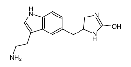 4-[[3-(2-aminoethyl)-1H-indol-5-yl]methyl]imidazolidin-2-one Structure