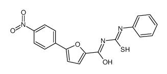 5-(4-nitrophenyl)-N-(phenylcarbamothioyl)furan-2-carboxamide Structure