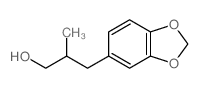 1,3-Benzodioxole-5-propanol,b-methyl-结构式