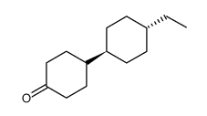 反式-4-乙基双环己基酮结构式