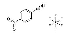 4-nitrobenzenediazonium,hexafluorophosphate Structure