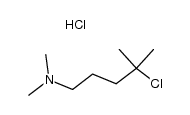 N-(4-CHLORO-4-METHYLPENTYL)-N,N-DIMETHYLAMINE HYDROCHLORIDE structure