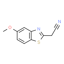 2-Benzothiazoleacetonitrile,5-methoxy-(9CI)结构式