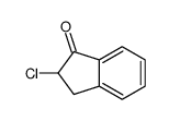 2-氯-2,3-二氢-1H-茚-1-酮结构式
