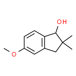 2,3-DIHYDRO-2,2-DIMETHYL-5-METHOXY-1H-INDEN-1-OL结构式
