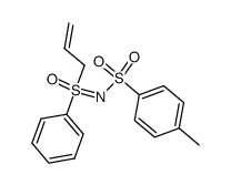 S-(prop-2-enyl)-S-phenyl-N-(p-tolylsulfonyl) sulfoximide结构式