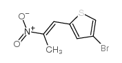 4-溴-2-(2-硝基-1-丙烯基)噻吩结构式