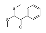 2,2-bis(methylsulfanyl)-1-phenylethanone结构式