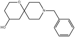 9-苄基-1-氧杂-9-氮杂螺[5.5]十一烷-4-醇结构式