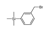 [3-(bromomethyl)phenyl]-trimethylsilane结构式