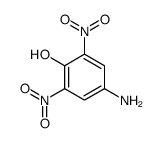 4-amino-2,6-dinitro-phenol结构式