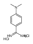 4-二甲氨基-苯甲脒盐酸盐结构式