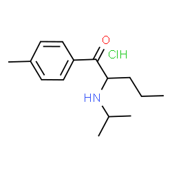 4-methyl-α-Isopropylaminovalerophenone (hydrochloride)结构式
