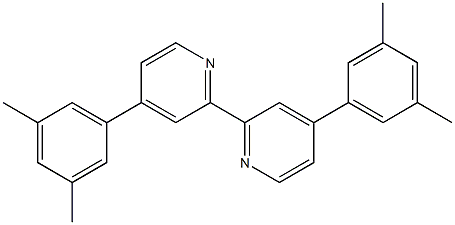 2,2'-Bipyridine, 4,4'-bis(3,5-dimethylphenyl)- Structure