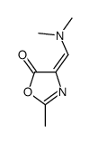 4-(N,N-二甲基氨基亚甲基)-2-甲基-5-噁唑啉酮结构式