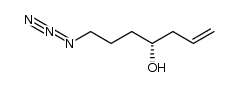 (R)-7-azido-1-hepten-4-ol结构式