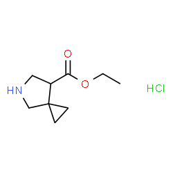 5-氮杂螺[2.4]庚烷-7-羧酸乙酯盐酸盐结构式