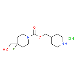 (哌啶-4-基)甲基4-氟-4-(羟甲基)哌啶-1-羧酸盐酸盐图片