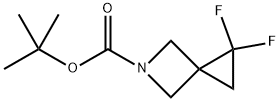 1,1-二氟-5-氮杂螺[2.3]-5-羧酸叔丁酯结构式