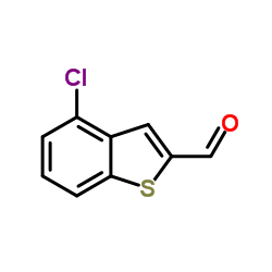 4-Chloro-1-benzothiophene-2-carbaldehyde Structure