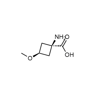 (1S,3s)-1-氨基-3-甲氧基环丁烷-1-羧酸结构式