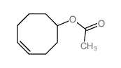 4-Cycloocten-1-ol,1-acetate结构式