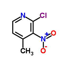 2-Chloro-4-methyl-3-nitropyridine Structure