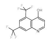 5,7-双(三氟甲基)-4-羟基喹啉结构式
