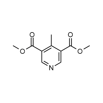 4-Methyl-pyridine-3,5-dicarboxylic acid dimethyl ester Structure