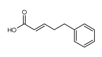 (E)-5-phenyl-penta-2-enoic acid结构式