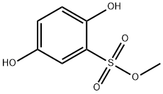 Benzenesulfonic acid, 2,5-dihydroxy-, methyl ester结构式