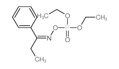 Propiophenone, oximediethyl phosphate (8CI) Structure