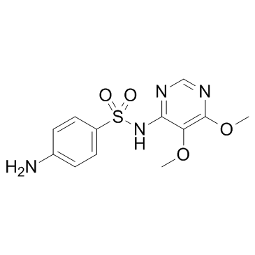 磺胺多辛结构式