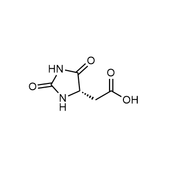 (S)-2-(2,5-二氧咪唑啉-4-基)乙酸结构式