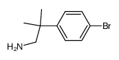 2-(4-bromophenyl)-2-methylpropan-1-amine structure