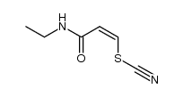 N-Ethyl-3-cyanomercapto-cis-acrylamid结构式