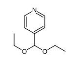 Pyridine, 4-(diethoxyMethyl)-结构式