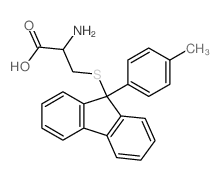 L-Cysteine,S-[9-(4-methylphenyl)-9H-fluoren-9-yl]-结构式