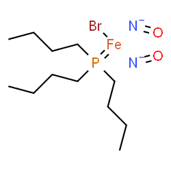 bromo-(tributyl-λ5-phosphanylidene)iron;nitroxyl anion Structure