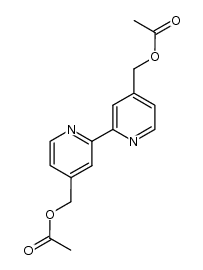 4,4'-bis(acetoxymethyl)-2,2'-bipyridine Structure