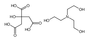 三乙醇胺柠檬酸酯结构式