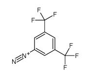 3,5-bis(trifluoromethyl)benzenediazonium Structure