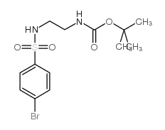 N-(2-boc-氨基乙基)-4-溴苯磺酰胺结构式